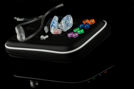 The One Premium Series, With all the bells and whistles. Included are 4 sets of filters, one set of filter blocks, one tactical piece, and the filtered earplugs.